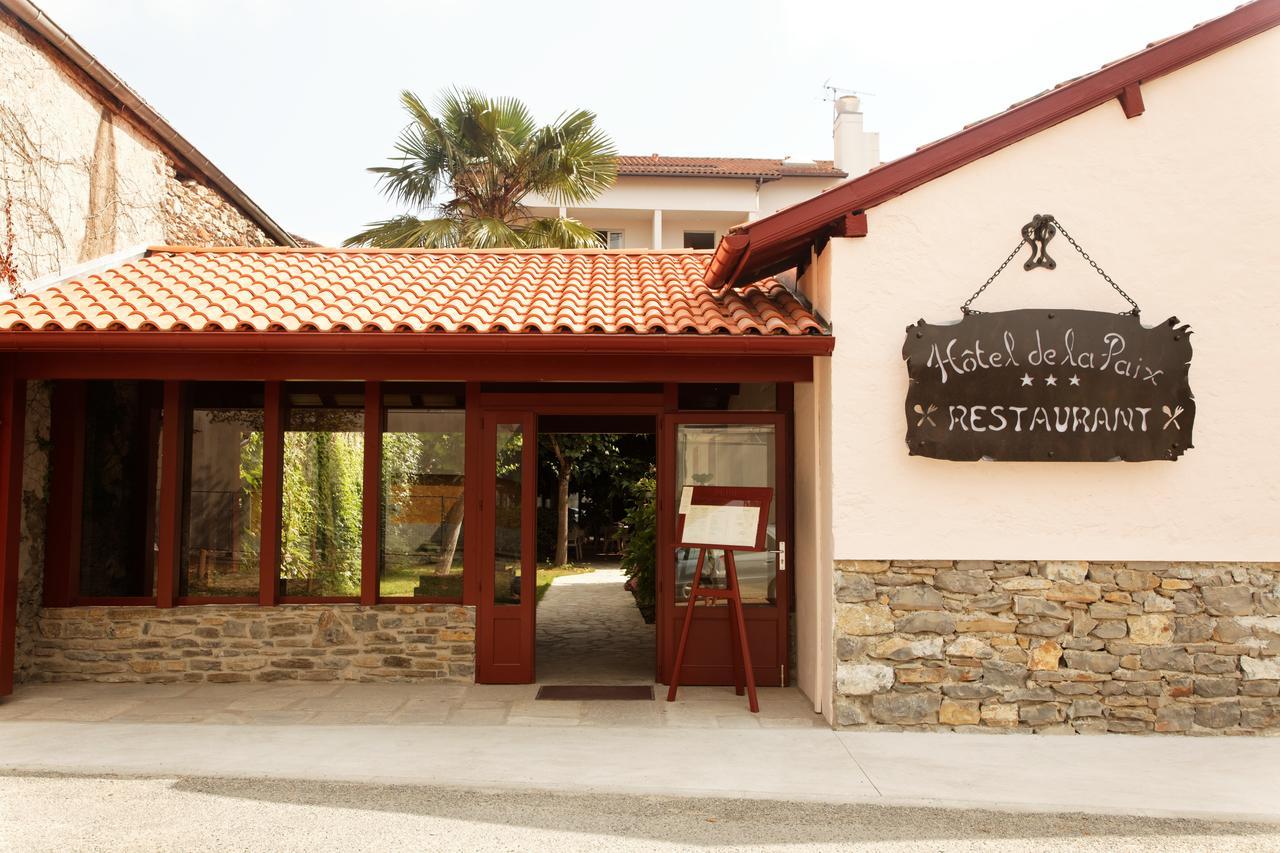 Hotel-Restaurant De La Paix Saint-Palais  Luaran gambar